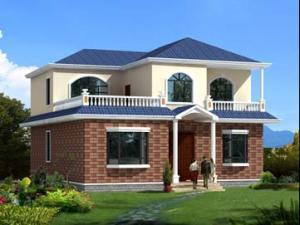 5款二層農(nóng)村自建房全套設(shè)計(jì)施工圖，占地面積約170平方米