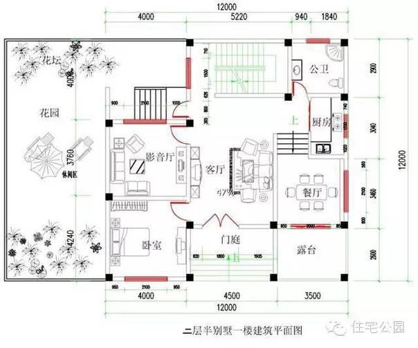 5款二層農(nóng)村自建房全套設(shè)計(jì)施工圖，占地面積約170平方米