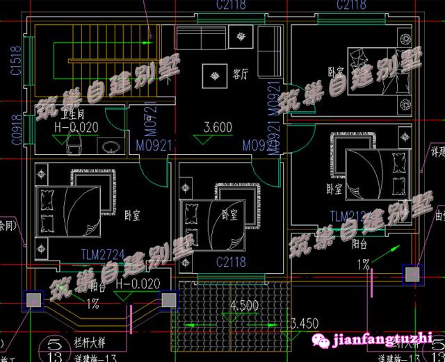 6套農(nóng)村二層別墅設(shè)計(jì)圖，喜歡哪套建哪套