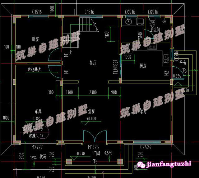 6套農(nóng)村二層別墅設(shè)計(jì)圖，喜歡哪套建哪套