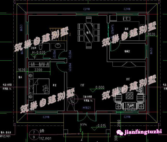 6套農(nóng)村二層別墅設(shè)計(jì)圖，喜歡哪套建哪套