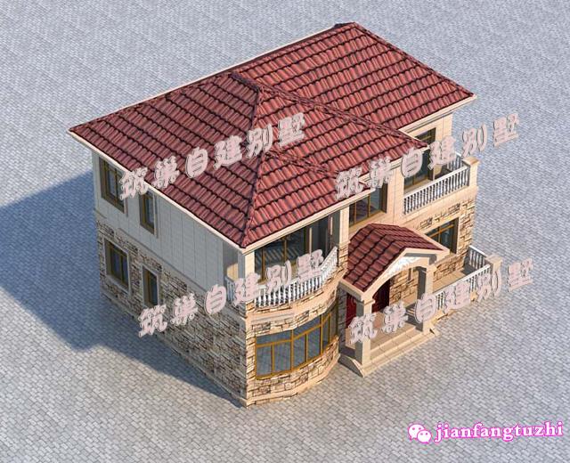 6套農(nóng)村二層別墅設(shè)計(jì)圖，喜歡哪套建哪套