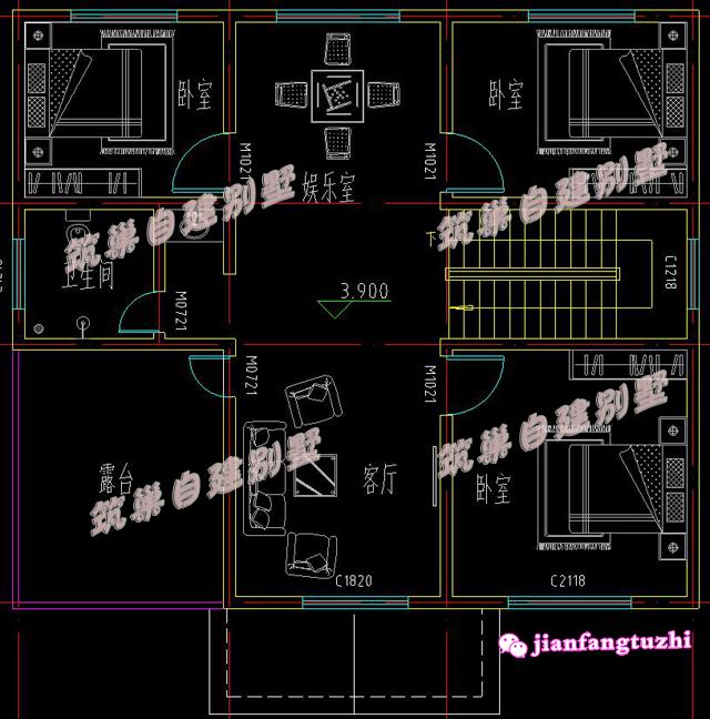 6套農(nóng)村二層別墅設(shè)計(jì)圖，喜歡哪套建哪套