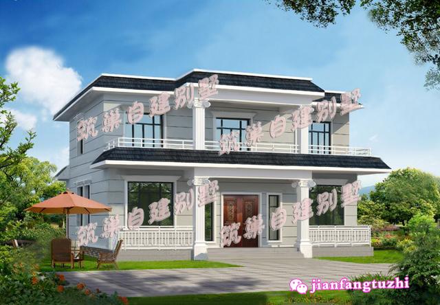 6套農(nóng)村二層別墅設(shè)計(jì)圖，喜歡哪套建哪套