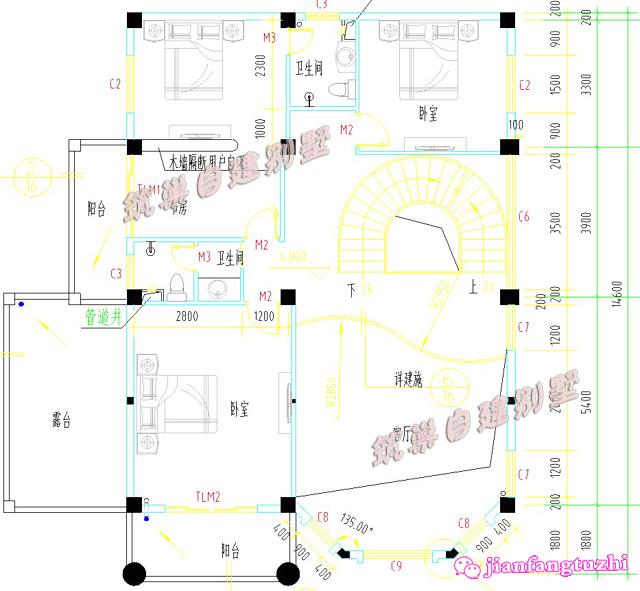 3套鄉(xiāng)村別墅設(shè)計(jì)圖，現(xiàn)在農(nóng)村隨處可見都是漂亮的別墅