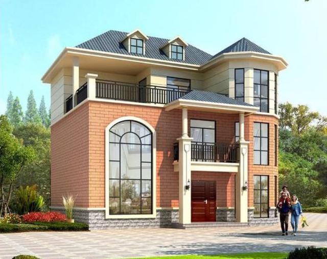 開間12米的兩款三層別墅設(shè)計(jì)圖，功能齊全，居住舒適