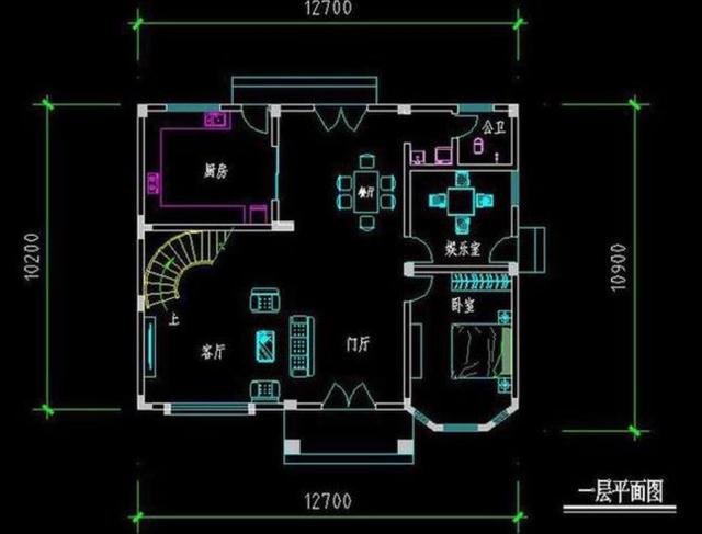開間12米的兩款三層別墅設(shè)計(jì)圖，功能齊全，居住舒適