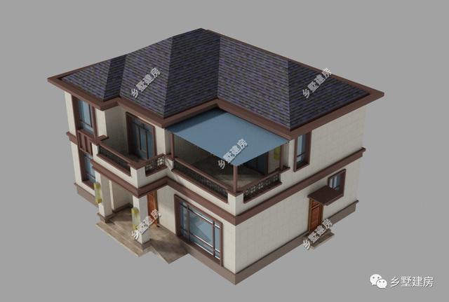 農(nóng)村別墅設(shè)計(jì)圖，12X10米，造價(jià)18萬(wàn)，還沒建房的抓緊了