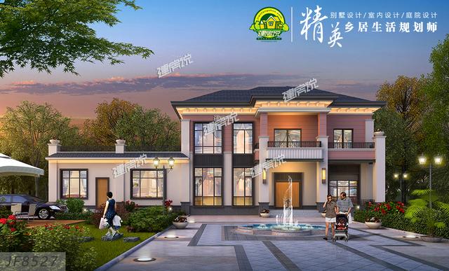 二層中式別墅設(shè)計圖，這室內(nèi)布局真是完美