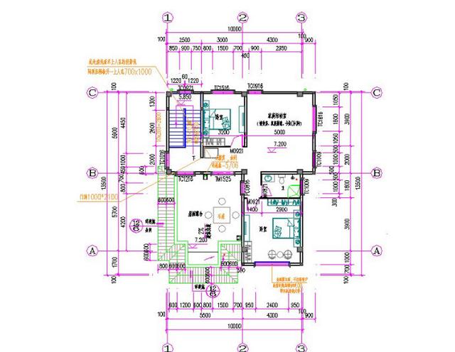 35萬三層6臥農(nóng)村自建房設計圖，10×14米，簡約大氣，性價比好