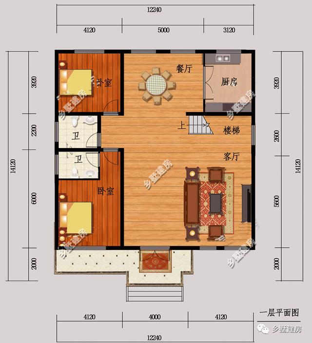 中國人講究落葉歸根，回故鄉(xiāng)建一棟屬于自己的別墅，這款別墅設計圖推薦給你