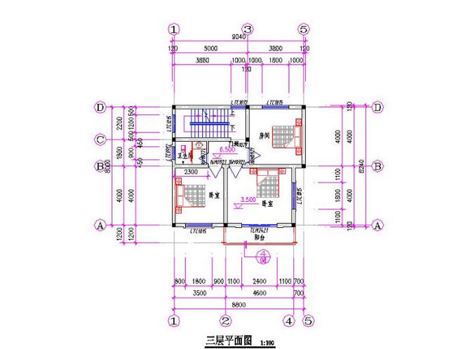 三層簡(jiǎn)約大氣帶堂屋農(nóng)村自建房設(shè)計(jì)圖，簡(jiǎn)潔大氣