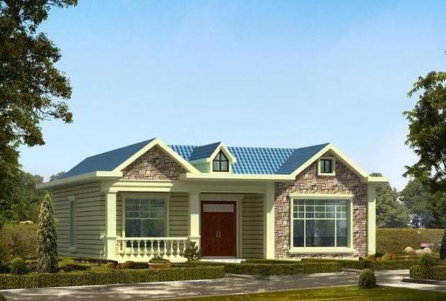 五款一層農(nóng)村自建房設計圖，實用的結(jié)構(gòu)，低廉的造價，主體加裝修20萬搞定很輕松