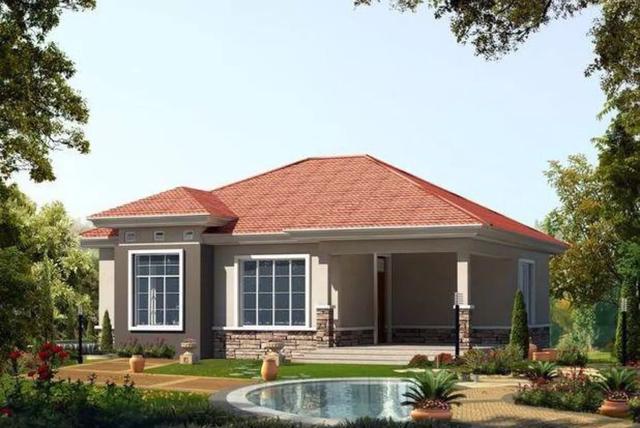 五款一層農(nóng)村自建房設計圖，實用的結(jié)構(gòu)，低廉的造價，主體加裝修20萬搞定很輕松