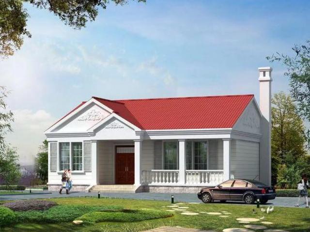 五款一層農(nóng)村自建房設計圖，實用的結(jié)構(gòu)，低廉的造價，主體加裝修20萬搞定很輕松