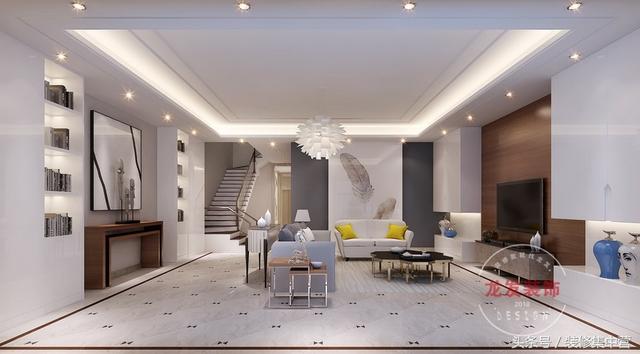 360㎡現(xiàn)代簡約別墅裝修案例