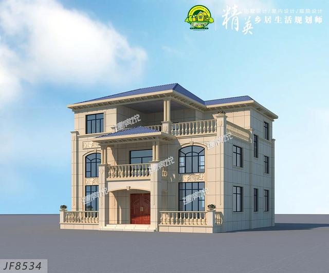 三層歐式別墅設計圖，設計精美，溫馨舒適，大氣典雅！