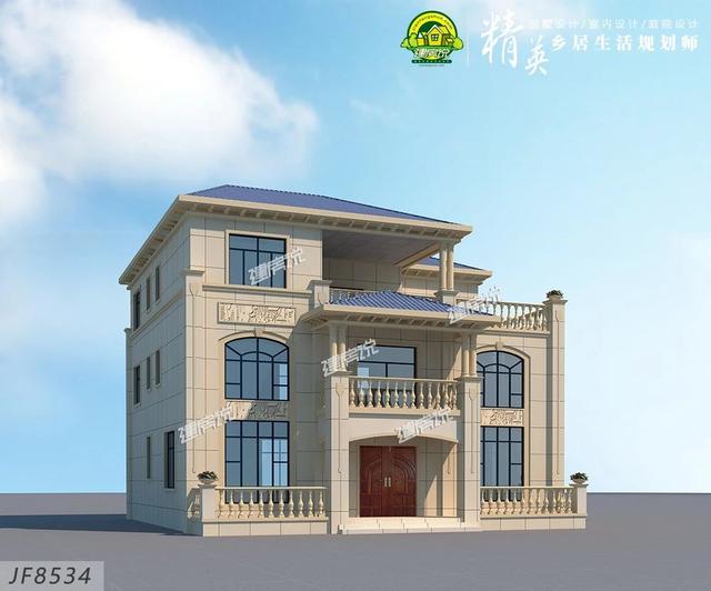 三層歐式別墅設計圖，設計精美，溫馨舒適，大氣典雅！