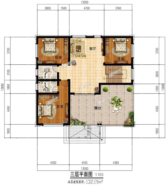 三層歐式別墅設計圖，設計精美，溫馨舒適，大氣典雅！