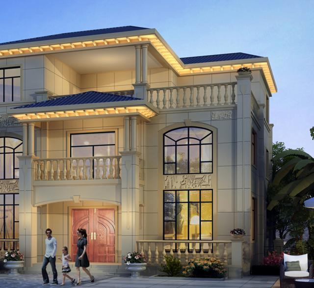 三層歐式別墅設計圖，設計精美，溫馨舒適，大氣典雅！