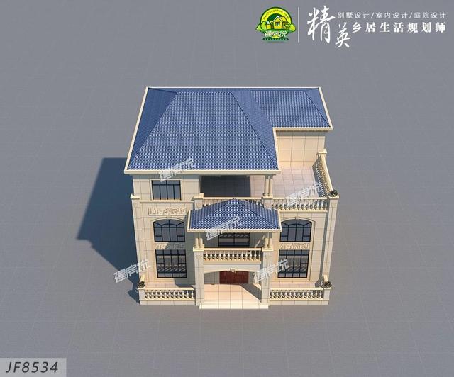 三層歐式別墅設計圖，設計精美，溫馨舒適，大氣典雅！