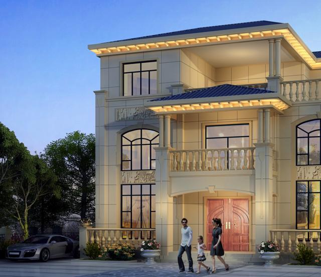 三層歐式別墅設計圖，設計精美，溫馨舒適，大氣典雅！