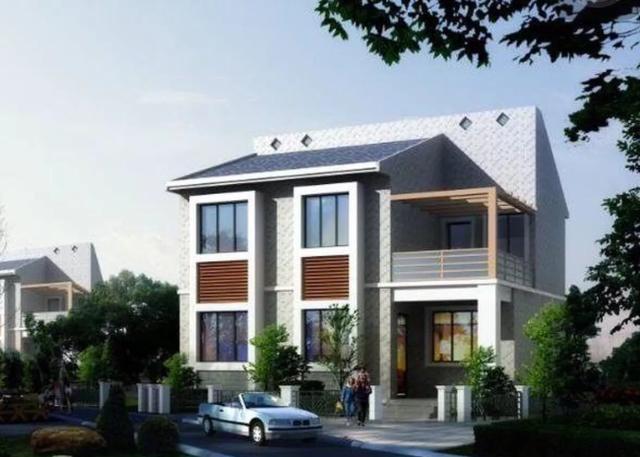 占地不足100平米的二層現(xiàn)代風(fēng)格小別墅設(shè)計(jì)圖，簡(jiǎn)約時(shí)尚，只需要20萬(wàn)，非常吸引人。