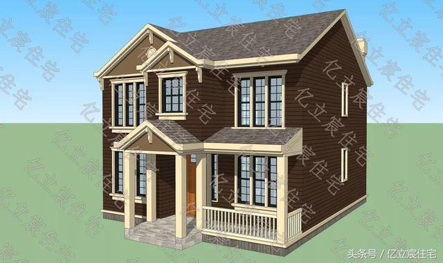 10米x11.4米二層田園風(fēng)自建房，享受自然的田園生活情趣