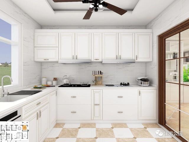 10×18米一層北歐風(fēng)別墅設(shè)計(jì)圖，帶車庫(kù)，清新自然，布局靈巧方便。