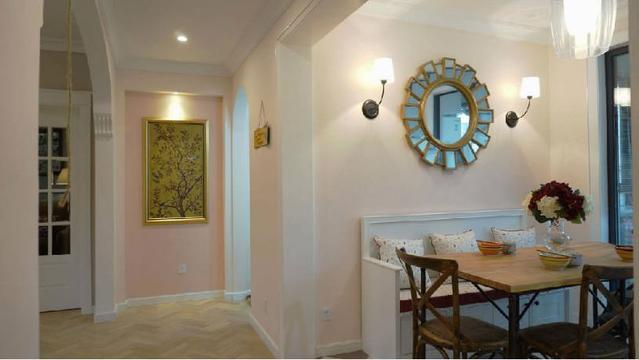 98平新房簡美風(fēng)格裝修完成，尤其是電視墻造型，做成了一個(gè)假壁爐，超美！