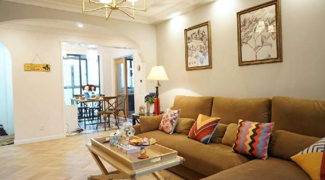 98平新房簡美風(fēng)格裝修完成，尤其是電視墻造型，做成了一個(gè)假壁爐，超美！