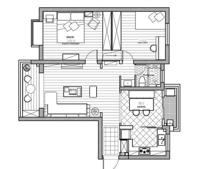 98平新房簡美風(fēng)格裝修完成，尤其是電視墻造型，做成了一個(gè)假壁爐，超美！