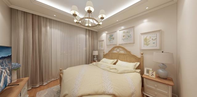 105平復(fù)古美式田園風(fēng)，我最喜歡墻裙設(shè)計(jì)。