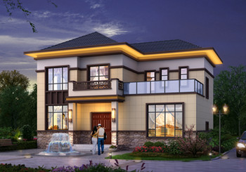 120平米農村房屋設計圖，造價20萬左右，別墅造型結構精致