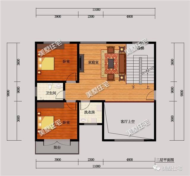 11X9米四層小宅基地現(xiàn)代別墅設(shè)計(jì)圖，外觀精致，布局合理。