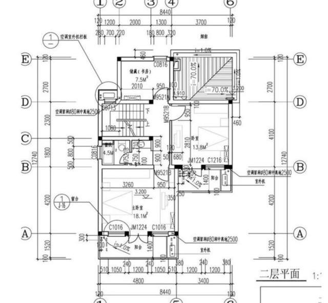占地80平的二層設(shè)計圖，帶閣樓，滿足三口之家的生活。