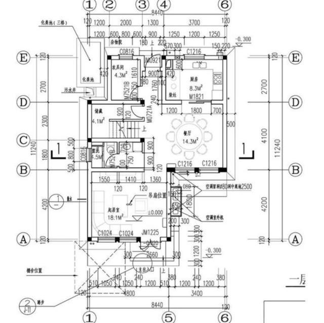 占地80平的二層設(shè)計圖，帶閣樓，滿足三口之家的生活。