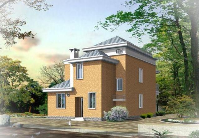 占地80平的二層設(shè)計圖，帶閣樓，滿足三口之家的生活。