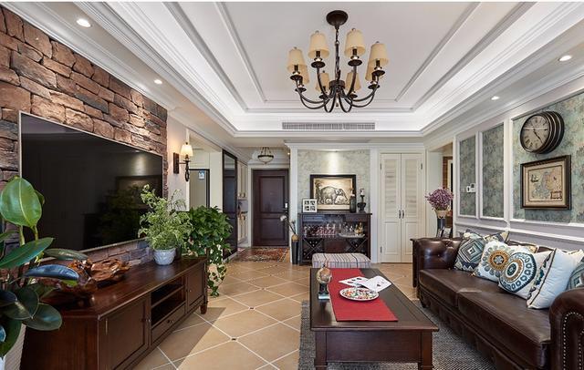 新房138平美式風(fēng)格裝修完成，這樣的裝修，只有在美式大片里才能看到