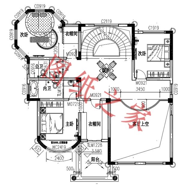 6棟三層別墅設(shè)計圖，居住方便實用，適合農(nóng)村自建房，你有喜歡的嗎?