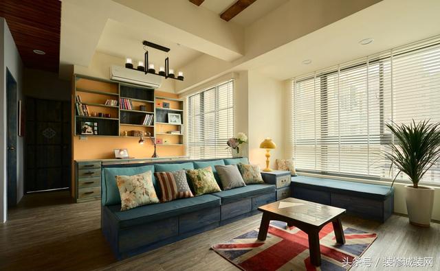 86㎡條田園風(fēng)裝修，享受寧靜安逸的幸福感、悠閑慵懶的自由感。