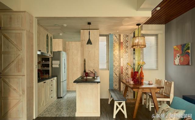 86㎡條田園風(fēng)裝修，享受寧靜安逸的幸福感、悠閑慵懶的自由感。