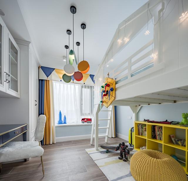 118平米的小戶型美式風(fēng)格裝修，簡潔而又舒適，看完兒童房我忍不住笑了！