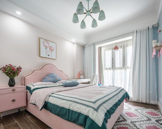 118平米的小戶型美式風(fēng)格裝修，簡潔而又舒適，看完兒童房我忍不住笑了！