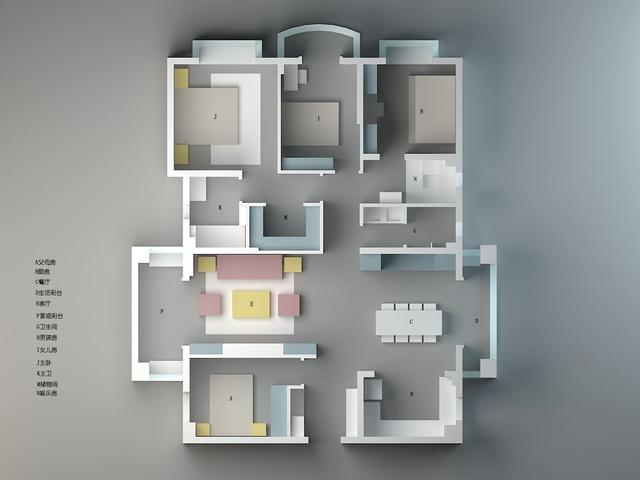 118平米的小戶型美式風(fēng)格裝修，簡潔而又舒適，看完兒童房我忍不住笑了！