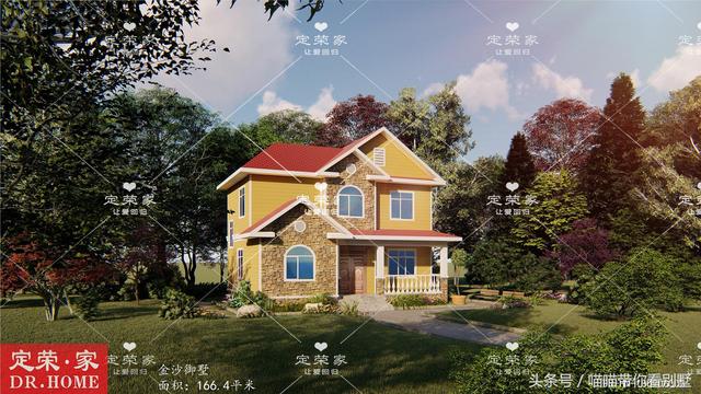 12.3米x9.9米二層歐式別墅設計圖，五室三廳兩衛(wèi)，布局簡單明確。