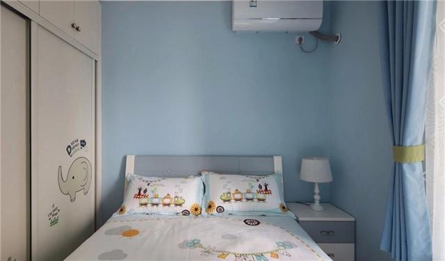 96平米兩居室地中海裝修風(fēng)格完成，清爽怡人，大包9萬(wàn)