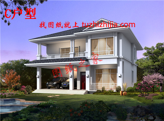 好看又簡單的二層樓房設(shè)計圖紙，戶型還實用