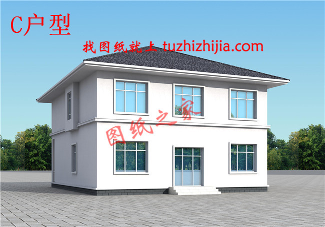 好看又簡單的二層樓房設(shè)計圖紙，戶型還實用