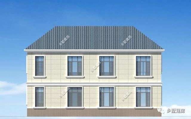 兩款宅基地小的二層別墅設計圖，精致大氣，造價只要17萬？